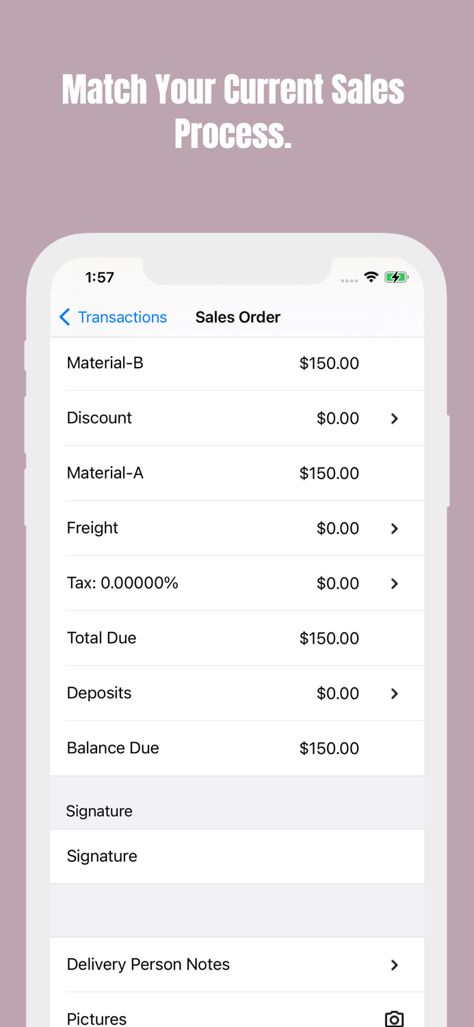 ForwardSales - Sales App