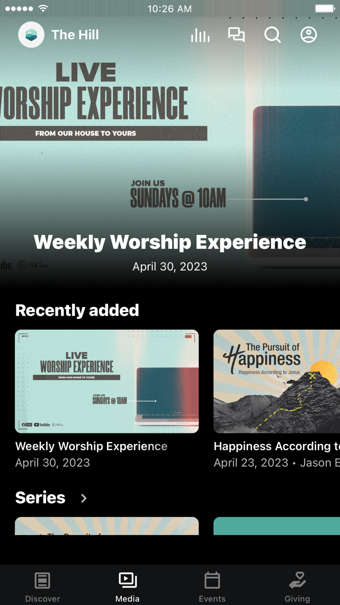 Church on The Hill  Riverside