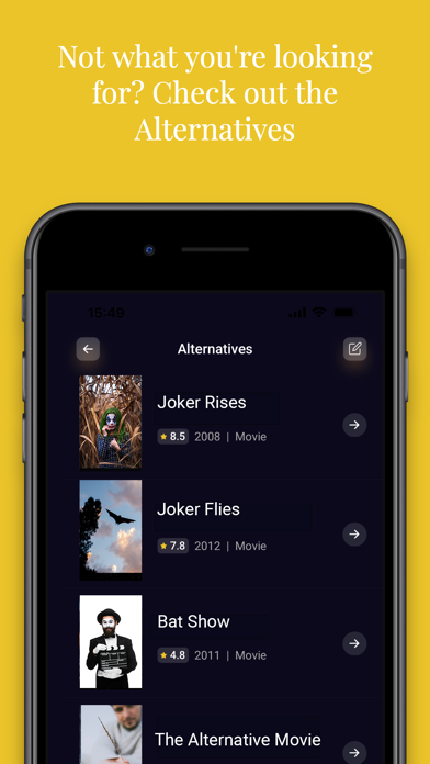 SnapFlix: Scan for Film Rating Screenshot