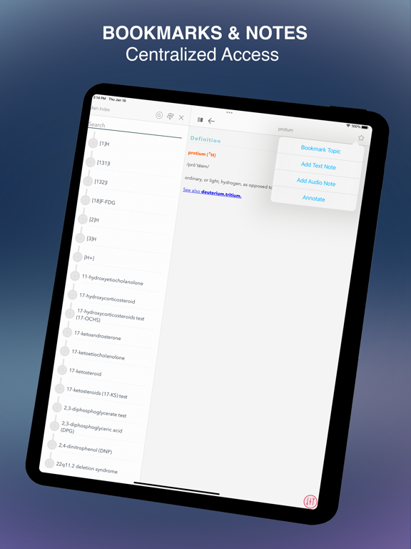 Mosby's Pocket Dictionary iPad screenshot 6 - Medical app