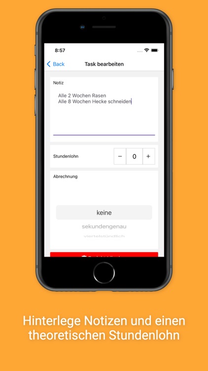 tracky Projekterfassung