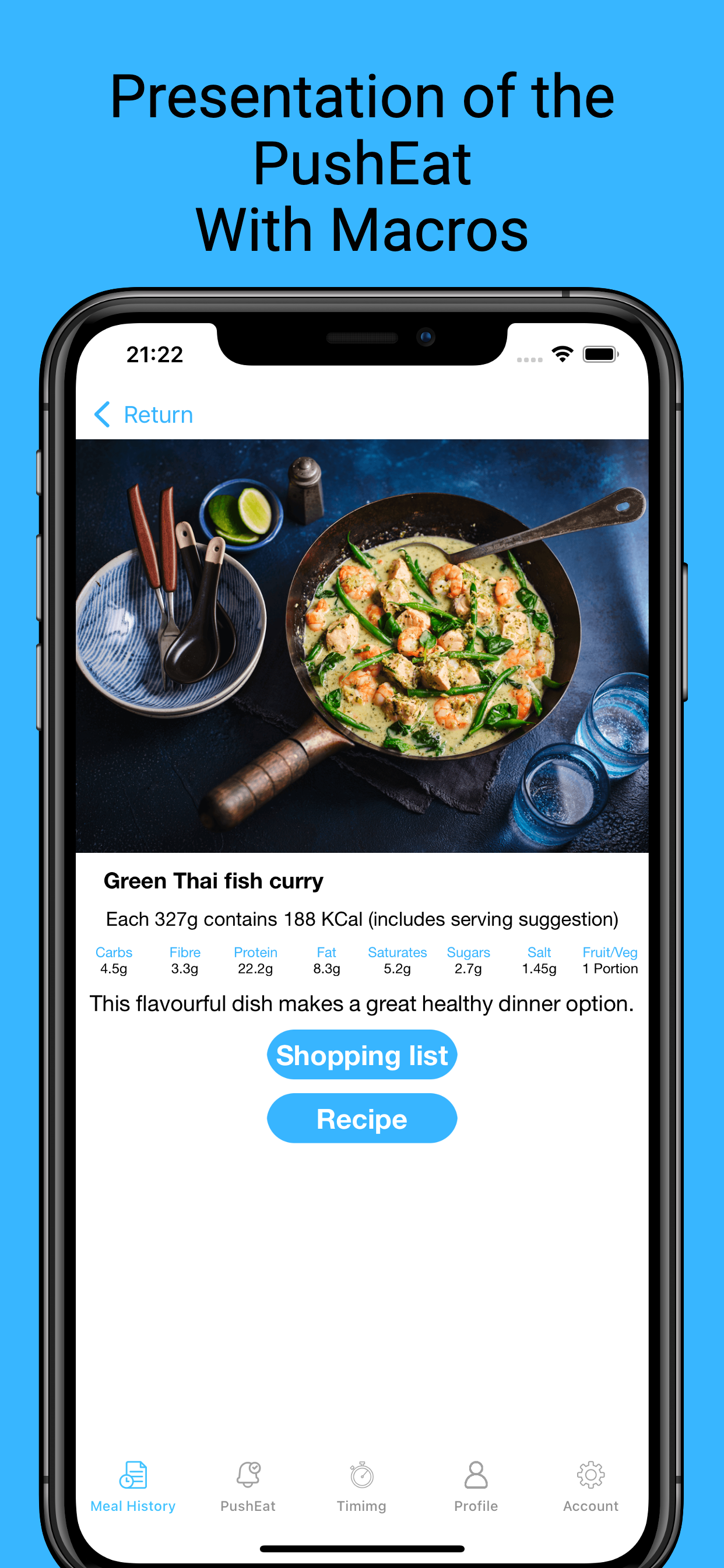 PushEat! Diabetic Meal Recipes