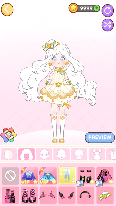 Magic Doll - Dress Up Game DIY Screenshot
