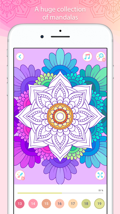 Screenshot #2 pour Color by Number – Mandala Book