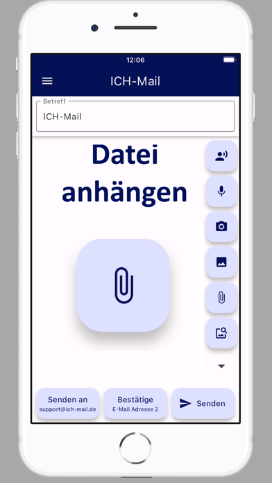 ICH-Mail | E-Mail an dich Screenshot