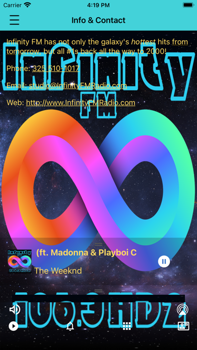 Infinity FM Screenshot