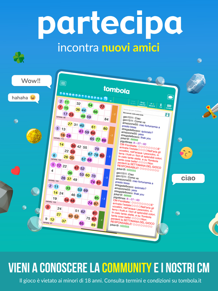 tombola - Bingo  Smorfia