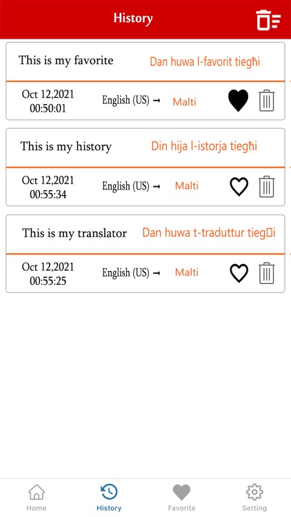 English To Maltese Translation