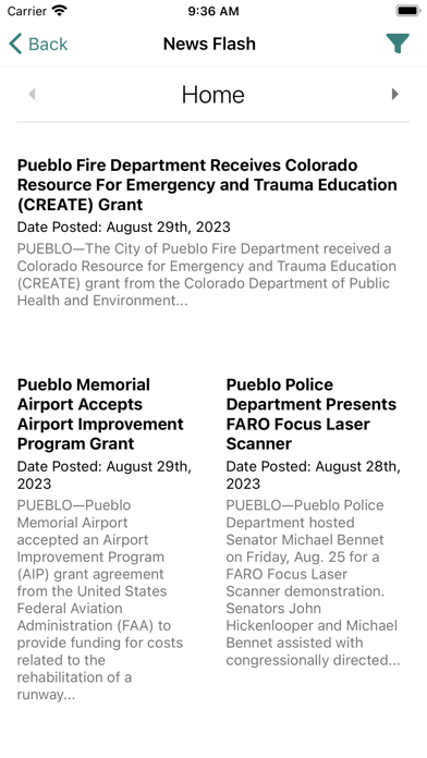 City of Pueblo, Colorado Screenshot