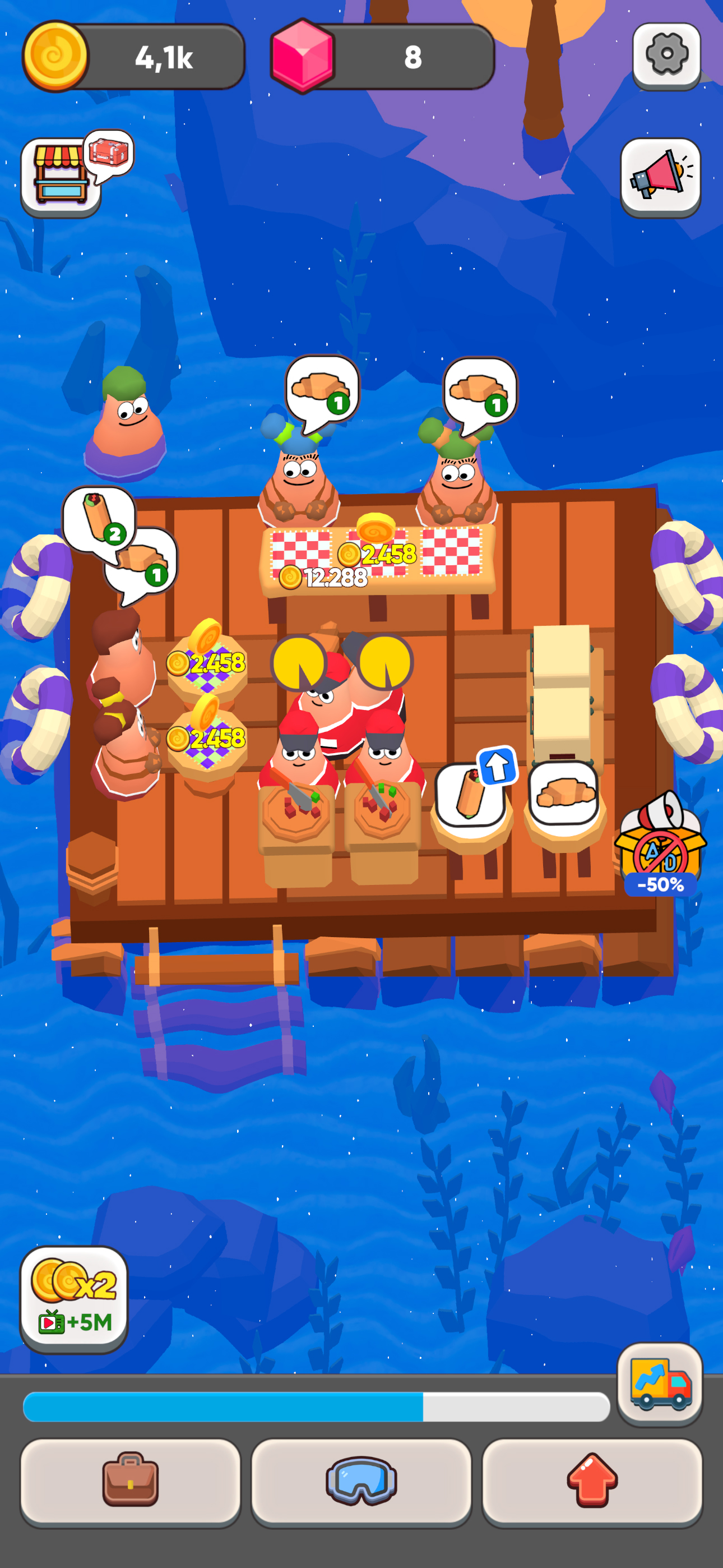 Island Food Tycoon: Restaurant