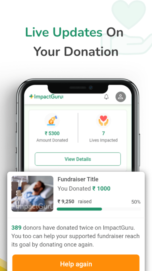#5. Impact Guru : Donation App (iOS) Podle: Impact Guru