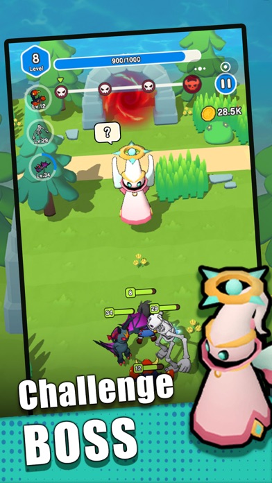 Idlemon Go:Super animal royale Screenshot