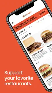 my burger app iphone screenshot 2