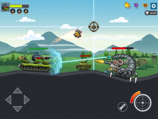 Tank Battle! iPad screenshot 2 - Games app