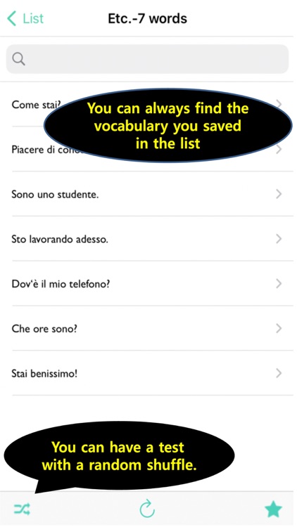 My Italian Vocabulary screenshot-3