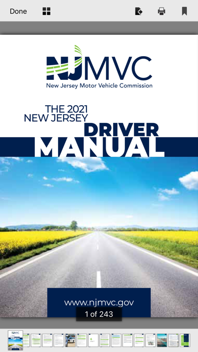 New Jersey DMV Test Prep Screenshot