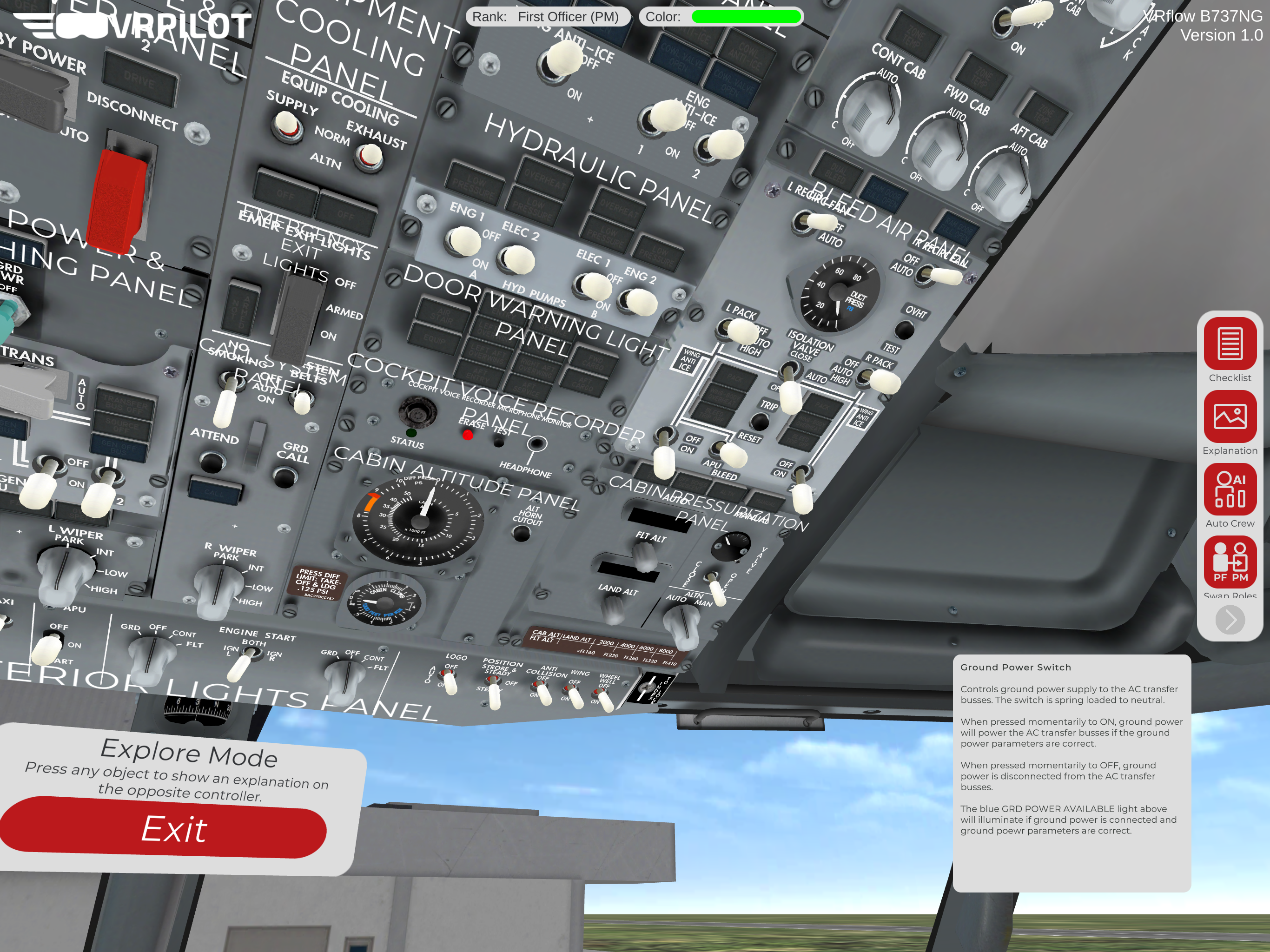 VRflow B737NG