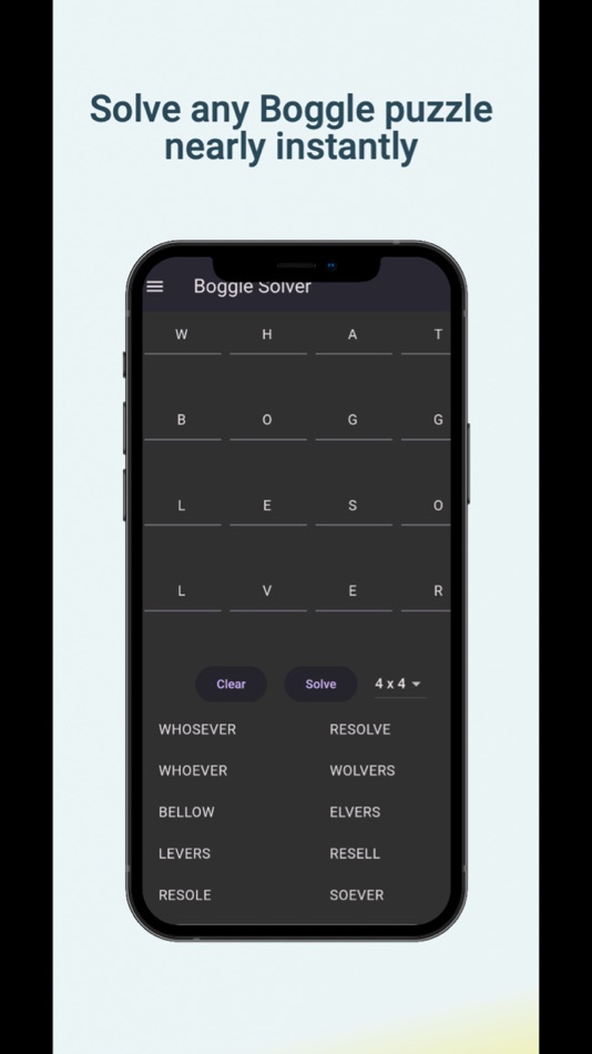 #1. Word Shuffle Puzzle Solver (iOS) 由: Benjamin Miller