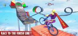 Game screenshot Superhero Cycle Stunts Racing hack
