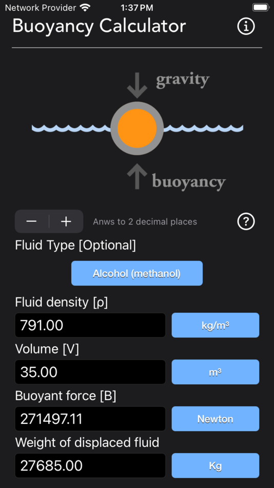 #9. Buoyancy Calculator (iOS) 由: Nitrio