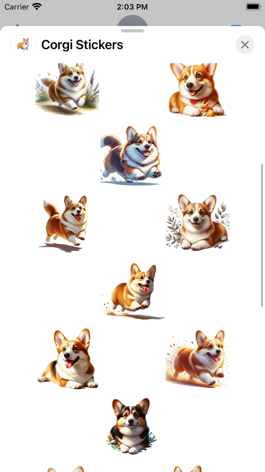 #2. Corgi Stickers (iOS) 由: Paul Scott