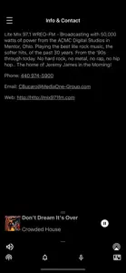 Lite Mix 97.1 WREO-FM screenshot #3 for iPhone