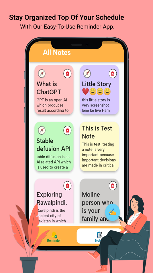#2. Nudge - Notes and Reminders (iOS) 由: Mudassar Ahmed