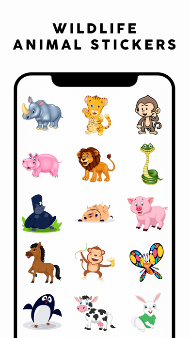 Screenshot #3 pour Wildlife - Animal Stickers