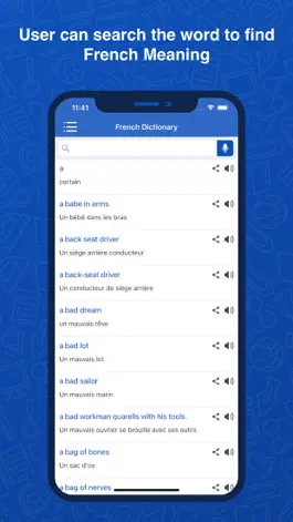 Game screenshot French Dictionary: Translator apk