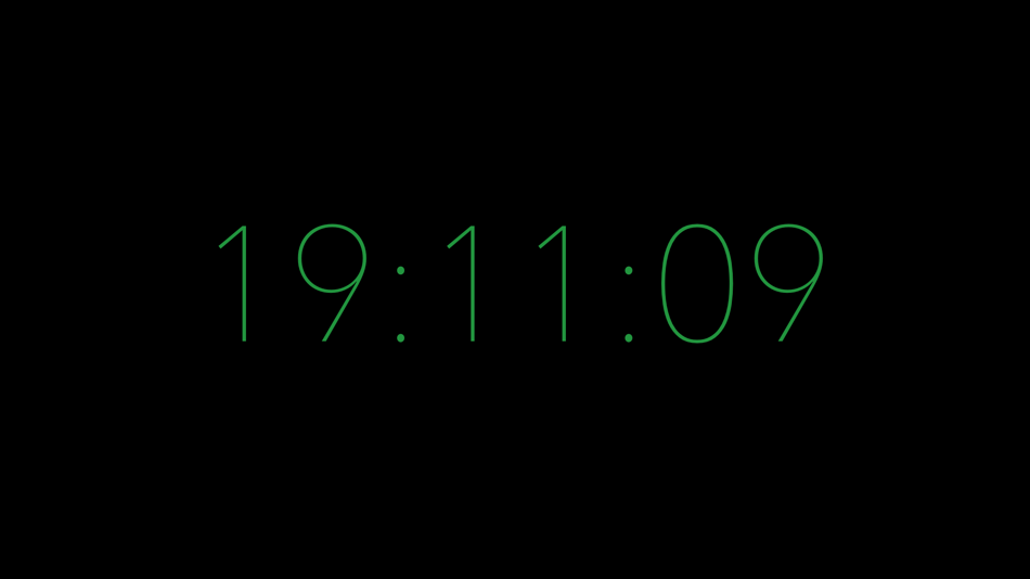 #4. The Matrix Clock (iOS) Podle: Goro Sato