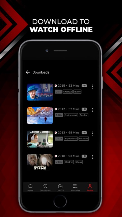 DocuBay - Watch Documentaries Screenshot