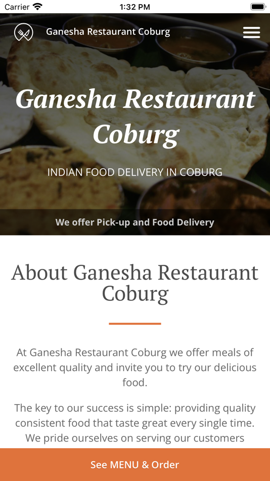 Ganesha Restaurant Coburg - 1.0 - (iOS)