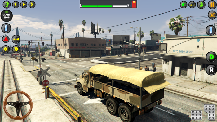 Army Truck Driving Simulation