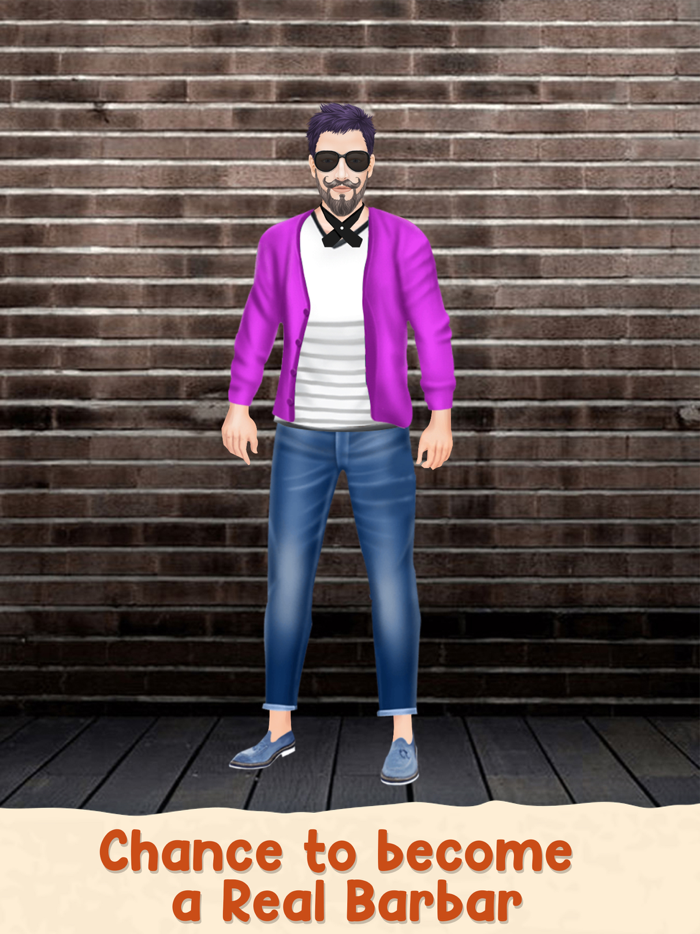 Beard Salon Hair Cutting Game