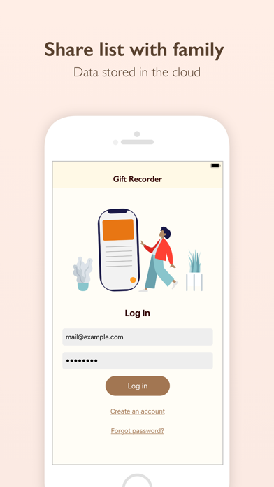 Gift Recorder - Gift List App Screenshot
