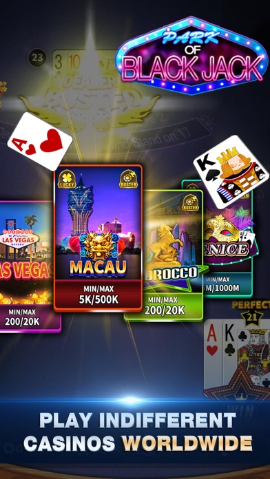 Blackjack 21 offline card game screenshot 2