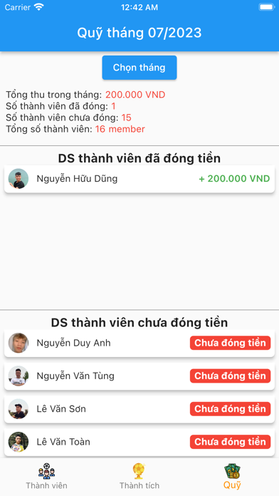 FC Hoà Gia Screenshot