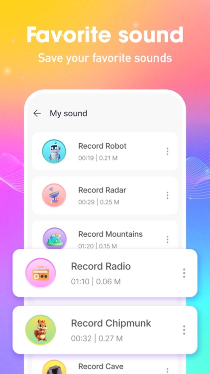 Voice Changer - Voice Sounds screenshot-3