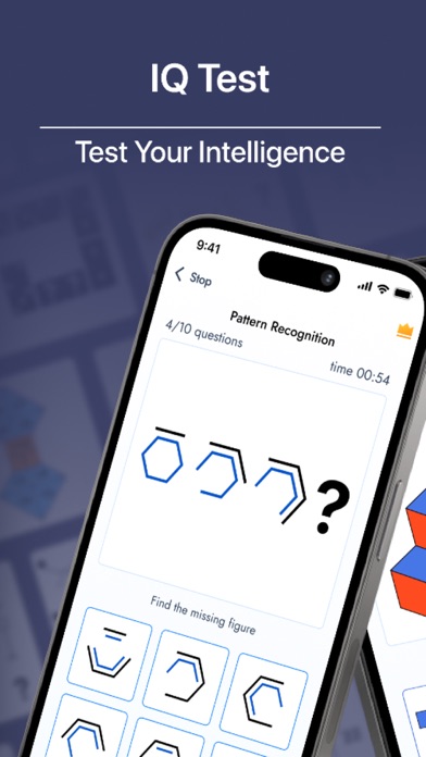 IQ Test & Brain Training Games Screenshot