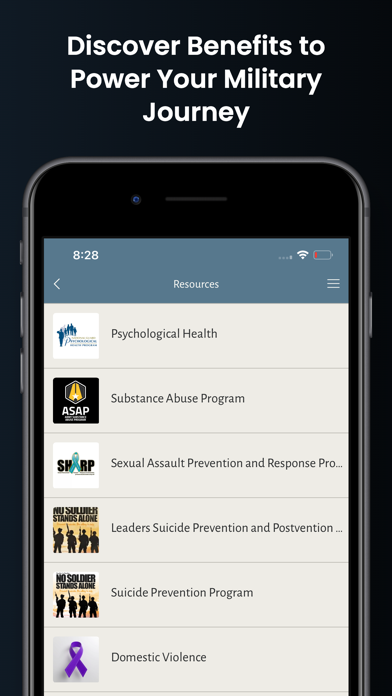 AZNG Soldier Family Resources Screenshot