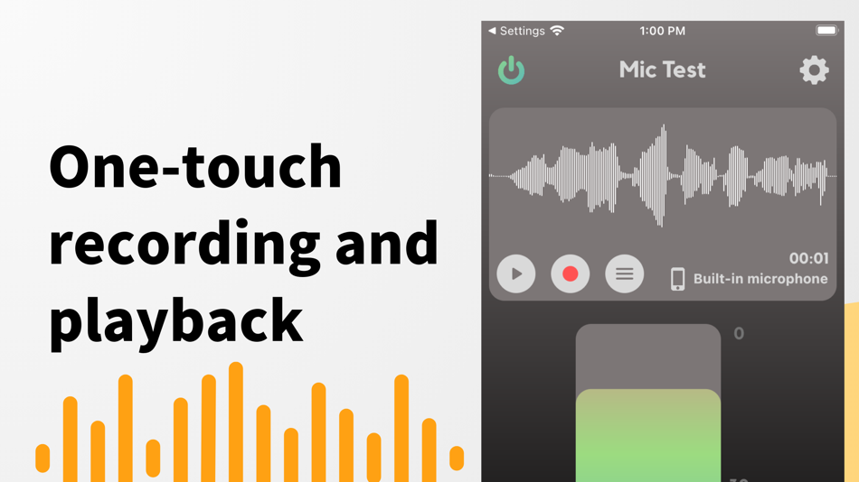 #3. Mic Test - Instant Audio Check (iOS) 由: Yoshinobu Ikeda