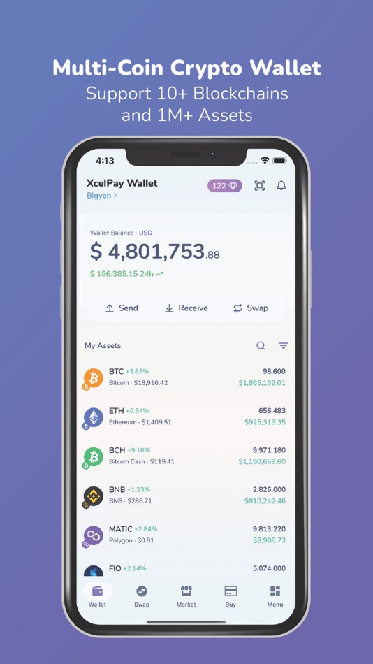 #2. XcelPay Crypto Bitcoin Wallet (iOS) 由: XcelPay Limited