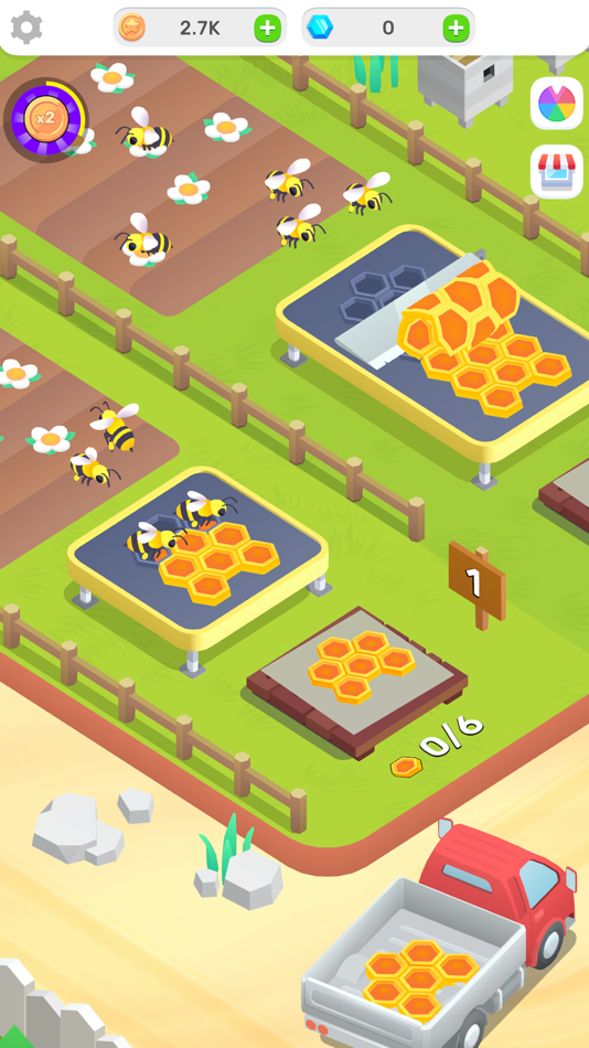 #1. Bee Farm: Idle Tycoon (iOS) 由: Alexander Sharovarov