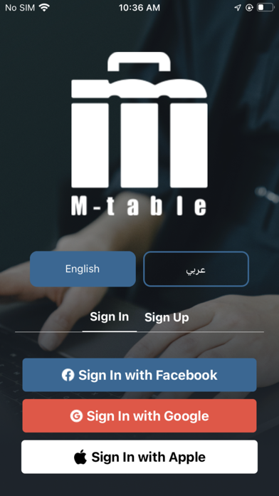 M-Table Screenshot