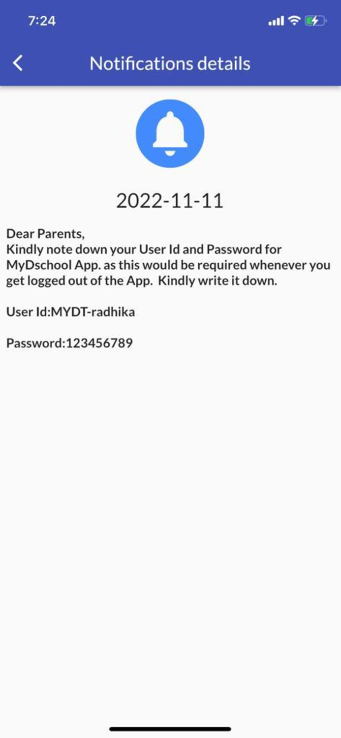 Parent App V1