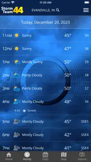 storm team 44 - wevv weather iphone screenshot 2