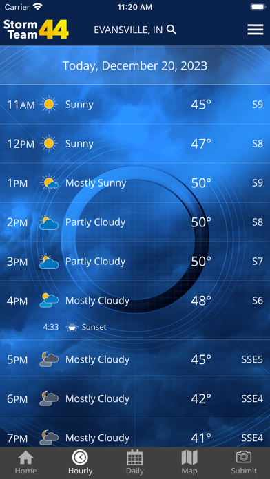 Storm Team 44 - WEVV Weather Screenshot