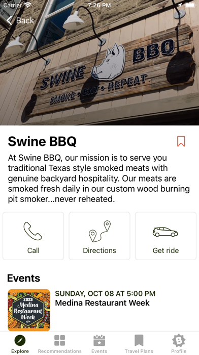 Screenshot 3 of Main Street Medina App