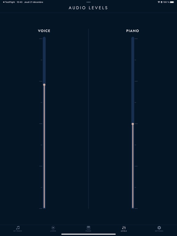 Alpange iPad screenshot 5 - Music app