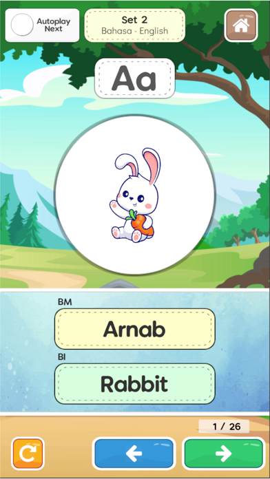 Screenshot #2 pour Belajar ABC 123 Dwibahasa Pro